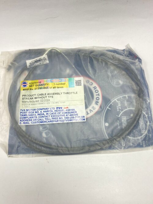 CABLE ASSY THROTTLE STREAK W/O TPS