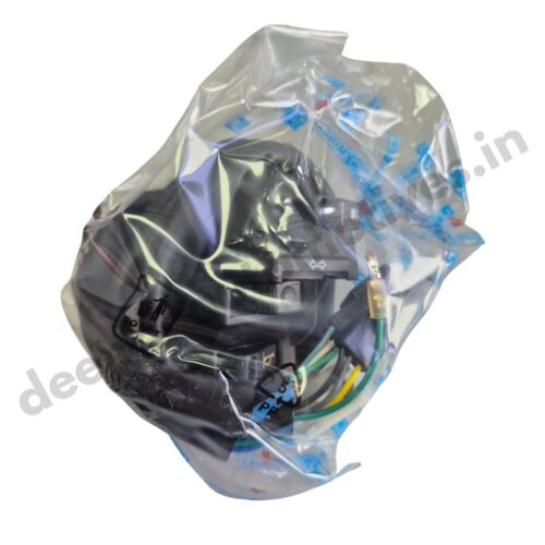 HBS - LH - KICK START - 5 PIN WHITE FEMALE COUPLER, 6 PIN MALE BLACK COUPLER, 3 PIN MALE BLACK COUPLER, 1 WIRE BULLET