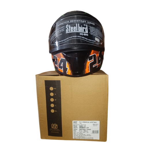 SBH-17 Robot 24 (Matt black\orange)